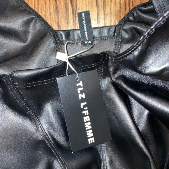 TLZ L’FEMME Black V Cut Panty Trousers - Picture 5 of 5